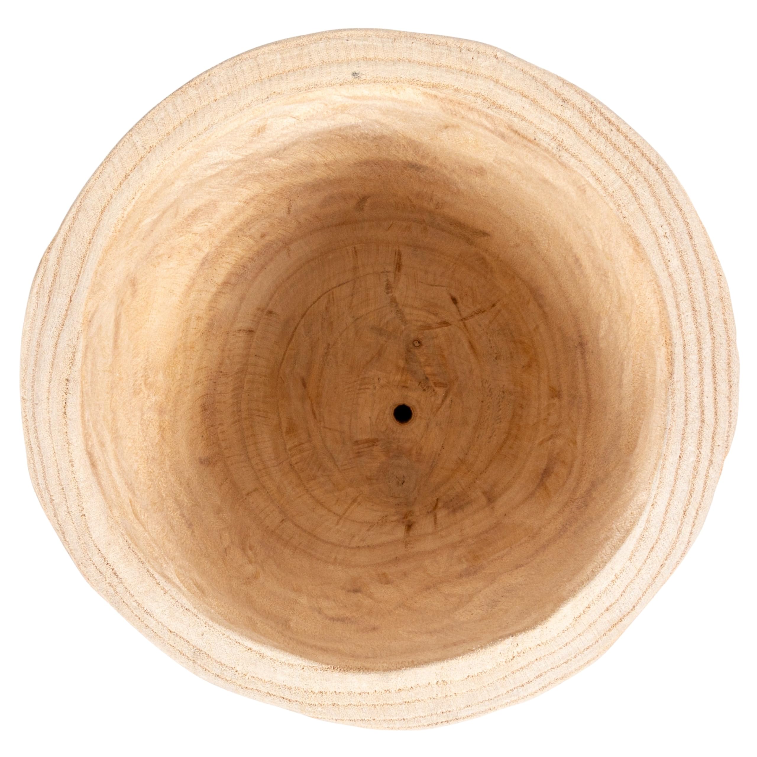 Creative Co-Op drainage hole detail showing water escape for healthier plants