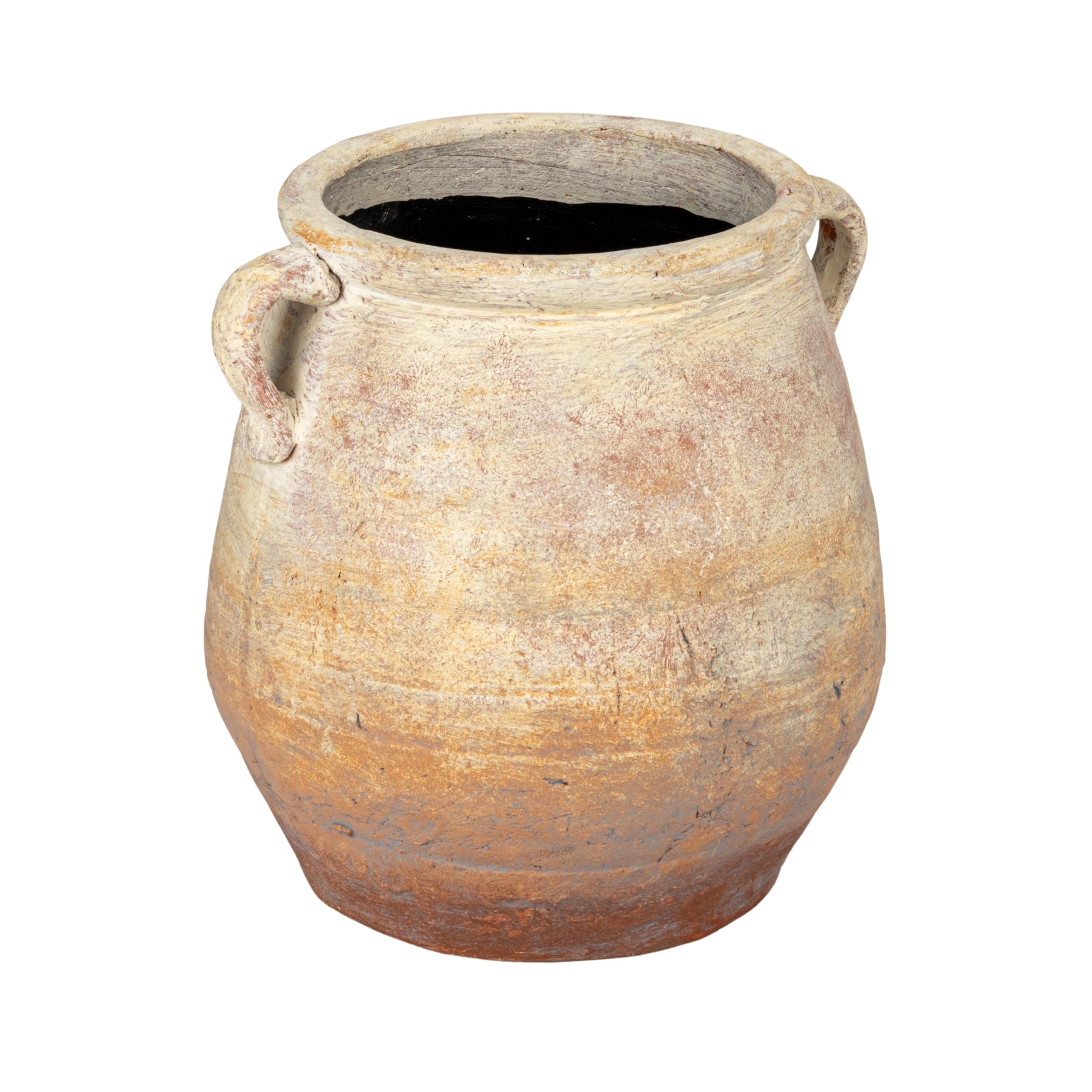 Creative Co-Op front view urn showing classic shape and rustic charm