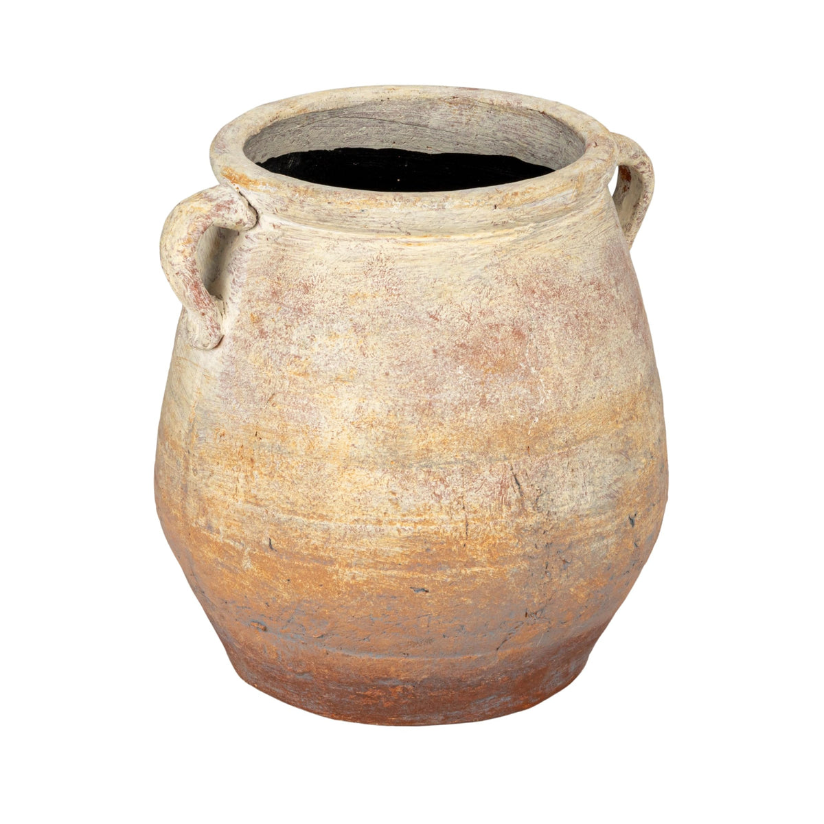 Creative Co-Op front view urn showing classic shape and rustic charm