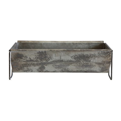 Creative Co-Op close-up of distressed zinc texture highlighting aged character and visual depth