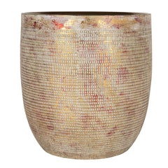 Creative Co-Op open planter showing included PVC liner for easy potting and protection