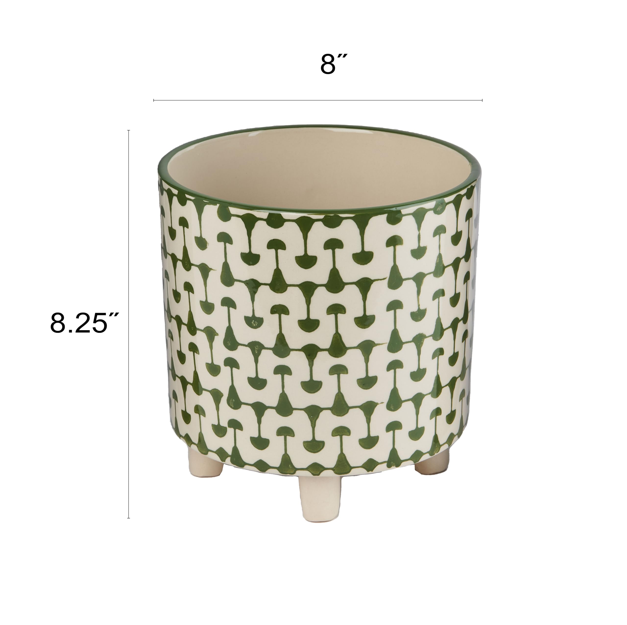 Creative Co-Op side profile highlighting four feet and stable base for surfaces