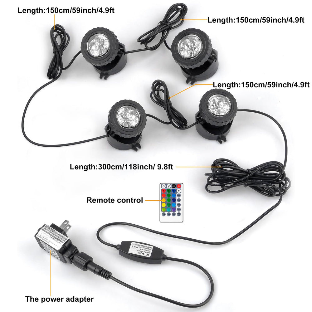 CREPOW remote control with timer buttons showing easy color and scheduling benefits