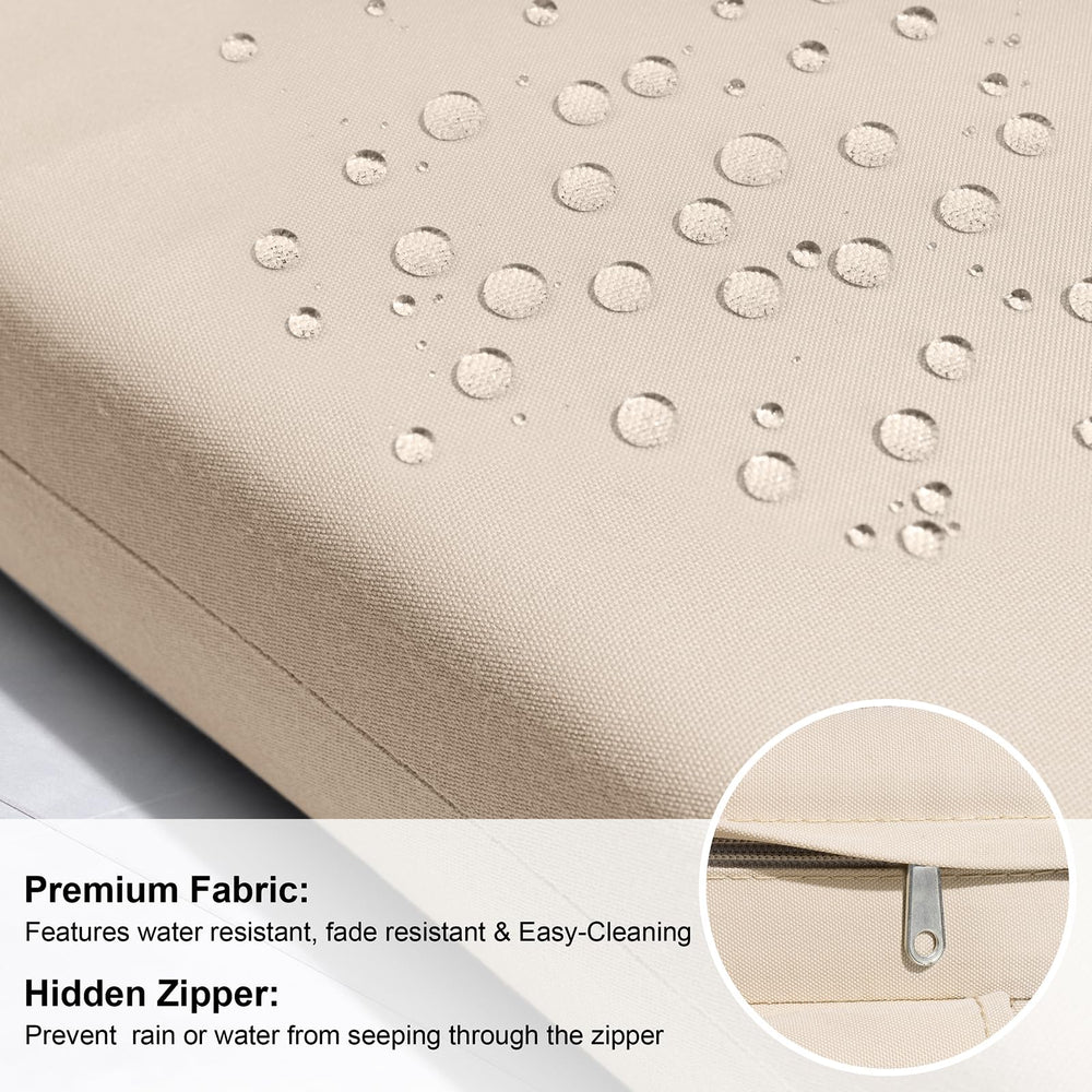 Crestlive Products hidden zipper detail for removable washable cover convenience