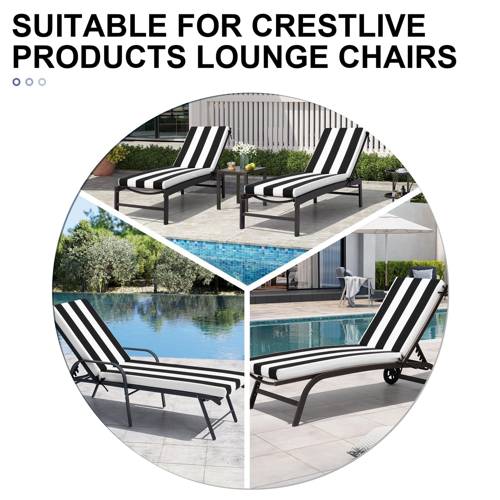Crestlive cushions folded and stored indoors to show recommended care and longevity