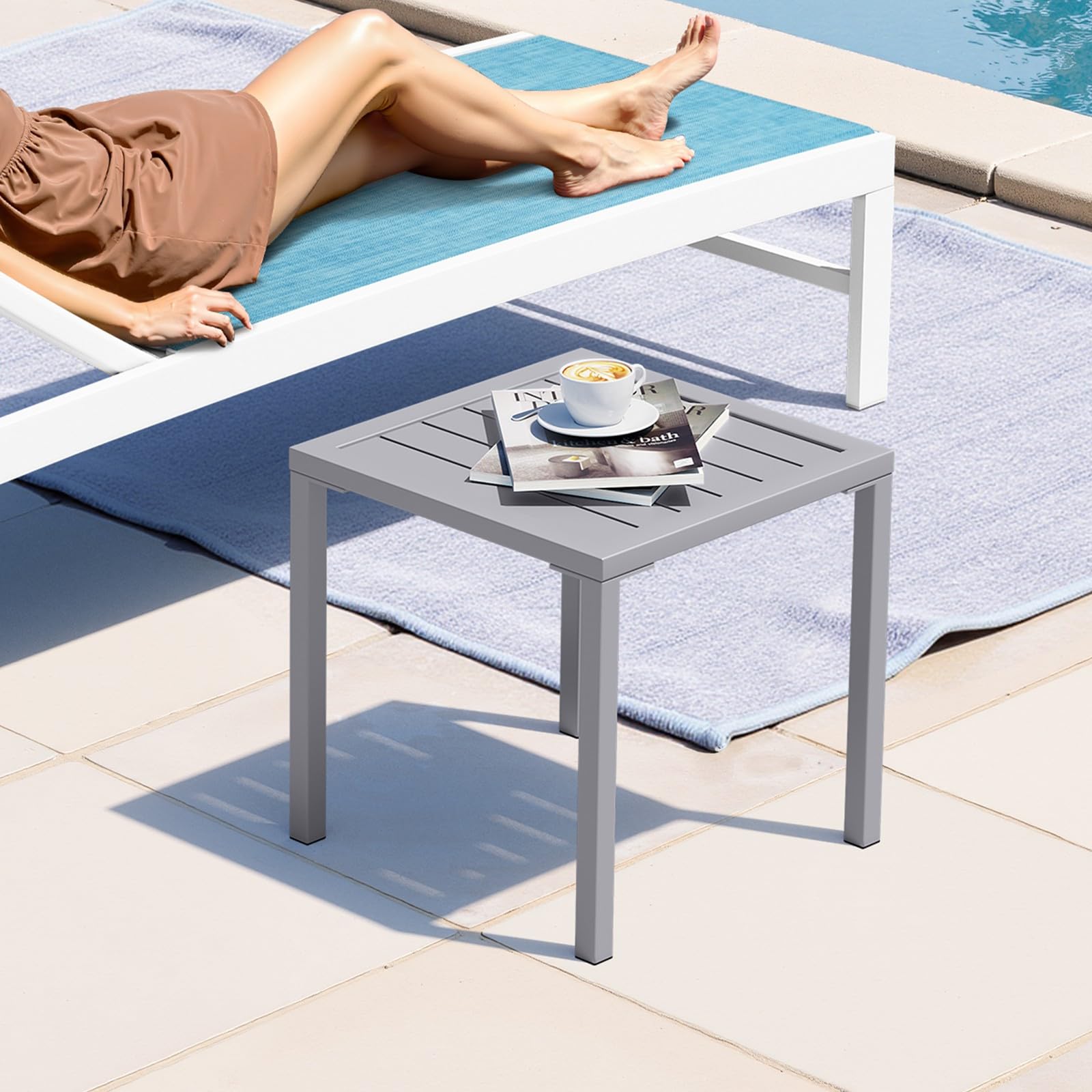 Crestlive close-up of tabletop texture highlights easy-clean surface