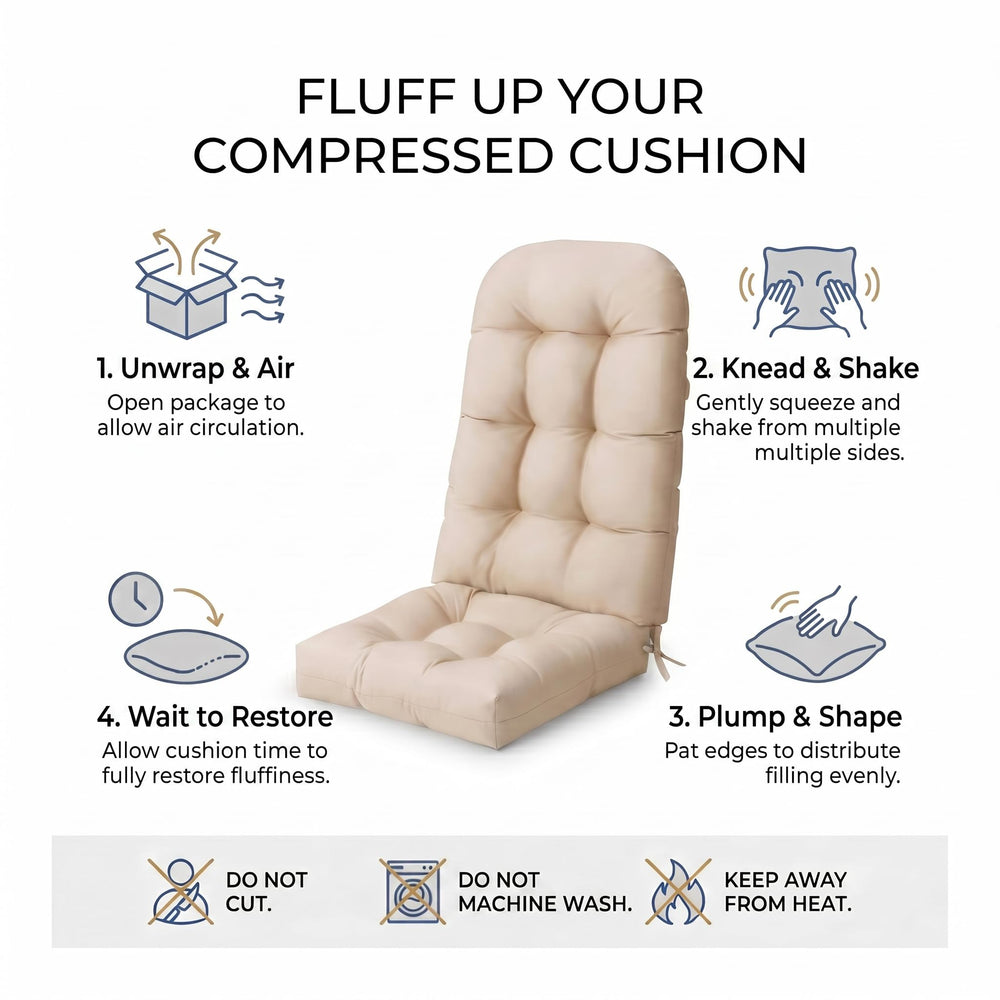 Crestlive lifestyle shot of cushions on backyard patio enhancing decor