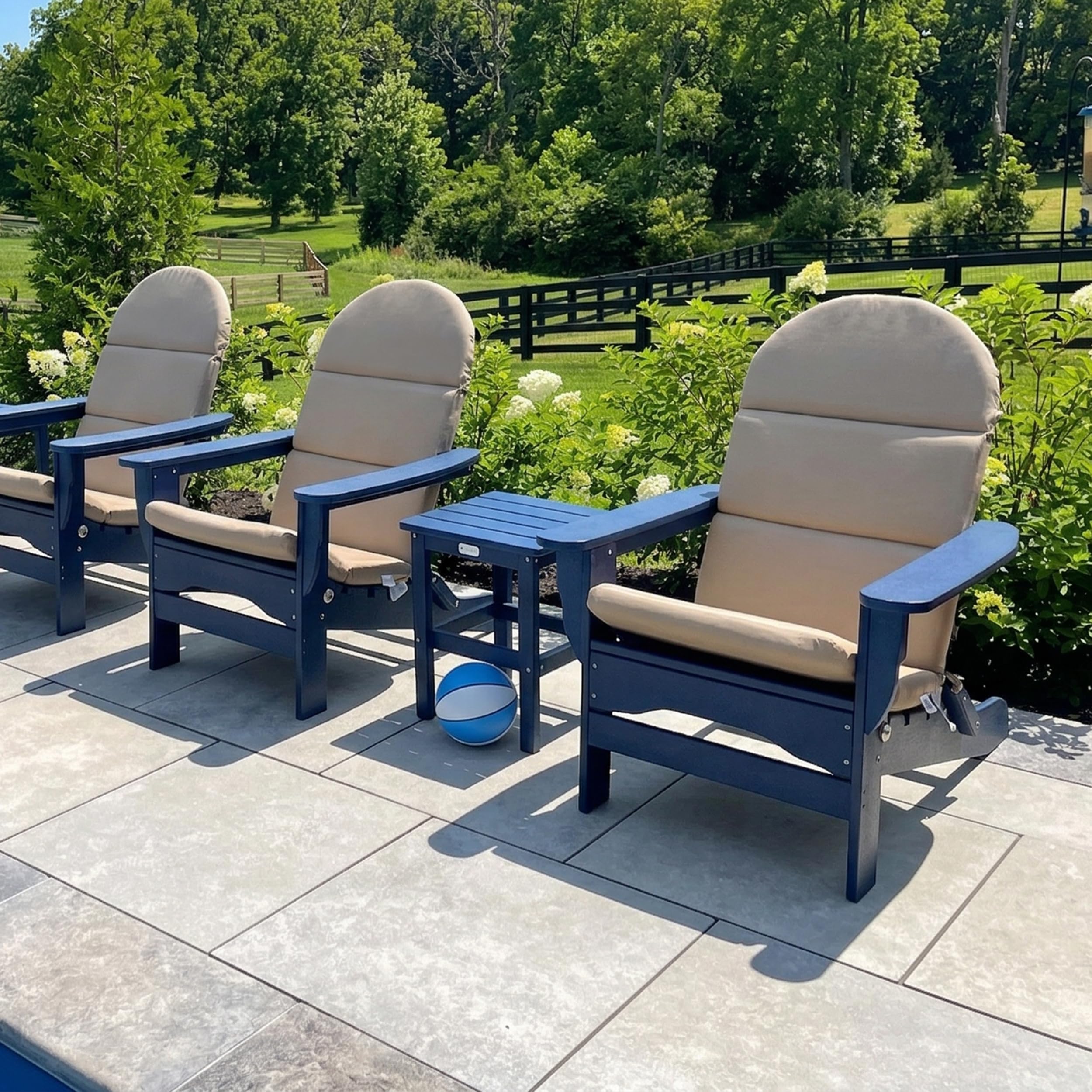 Crestlive two cushions styled on a patio setting showing versatile usage