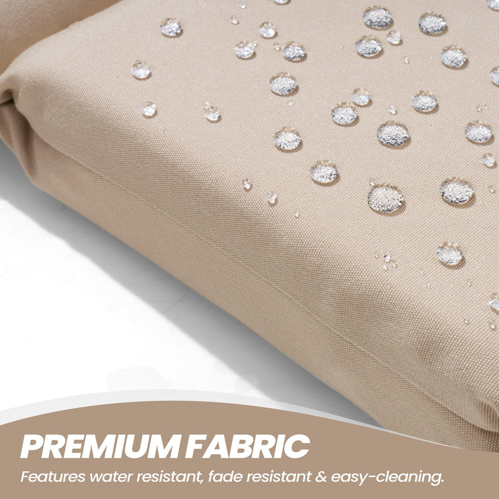 Crestlive cushion next to a ruler demonstrating 50x19.6 inch size accuracy