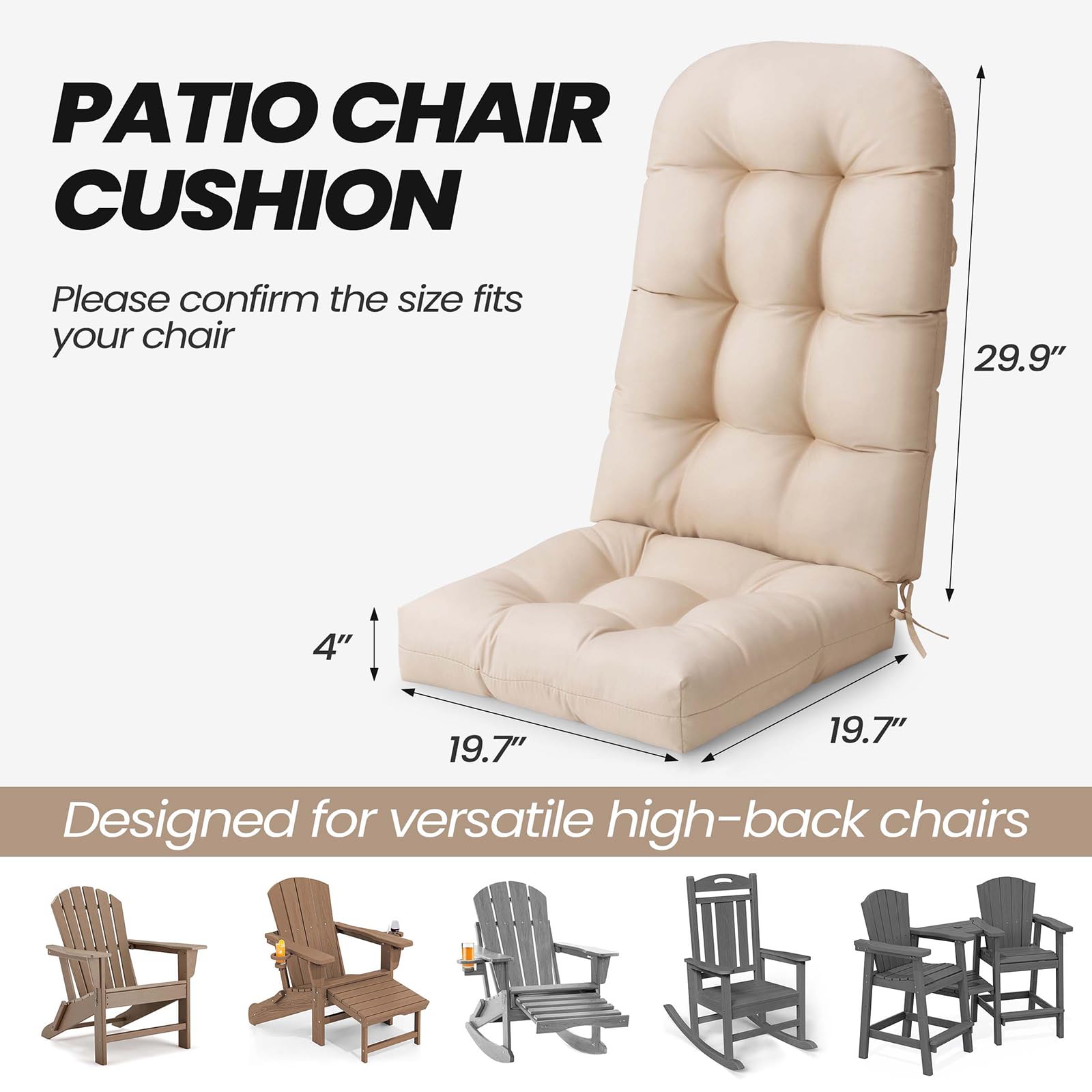 Crestlive cushion in use on porch chair providing cozy seating