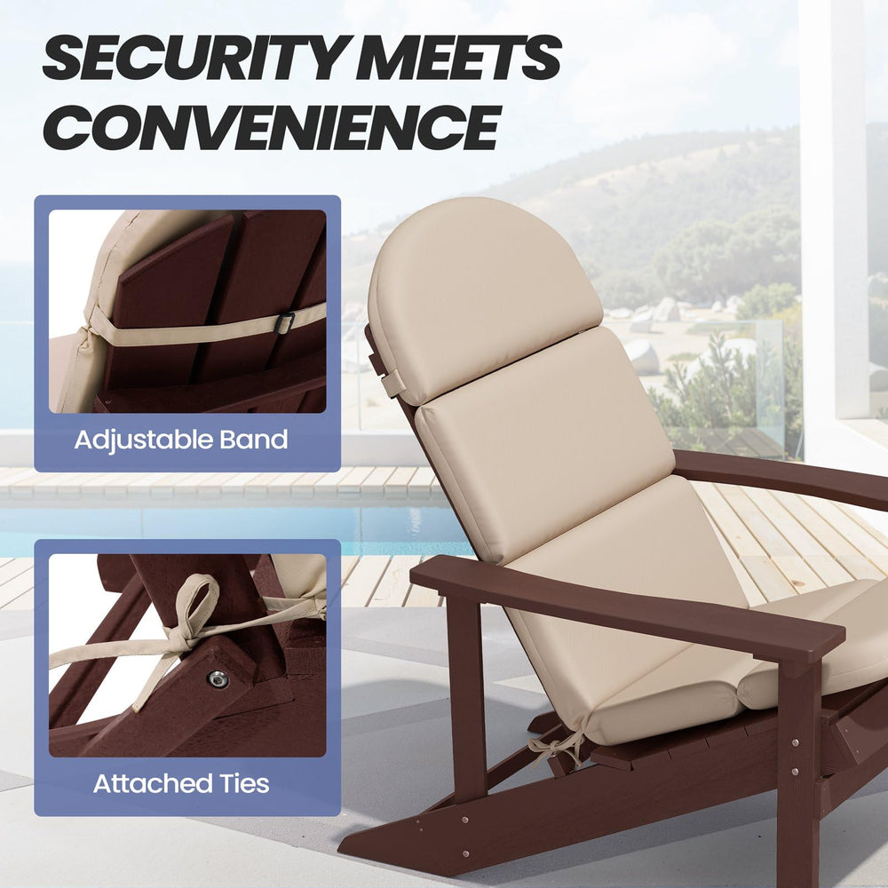 Crestlive cushion on a porch chair in use illustrating added comfort outdoors