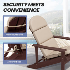 Crestlive cushion on a porch chair in use illustrating added comfort outdoors
