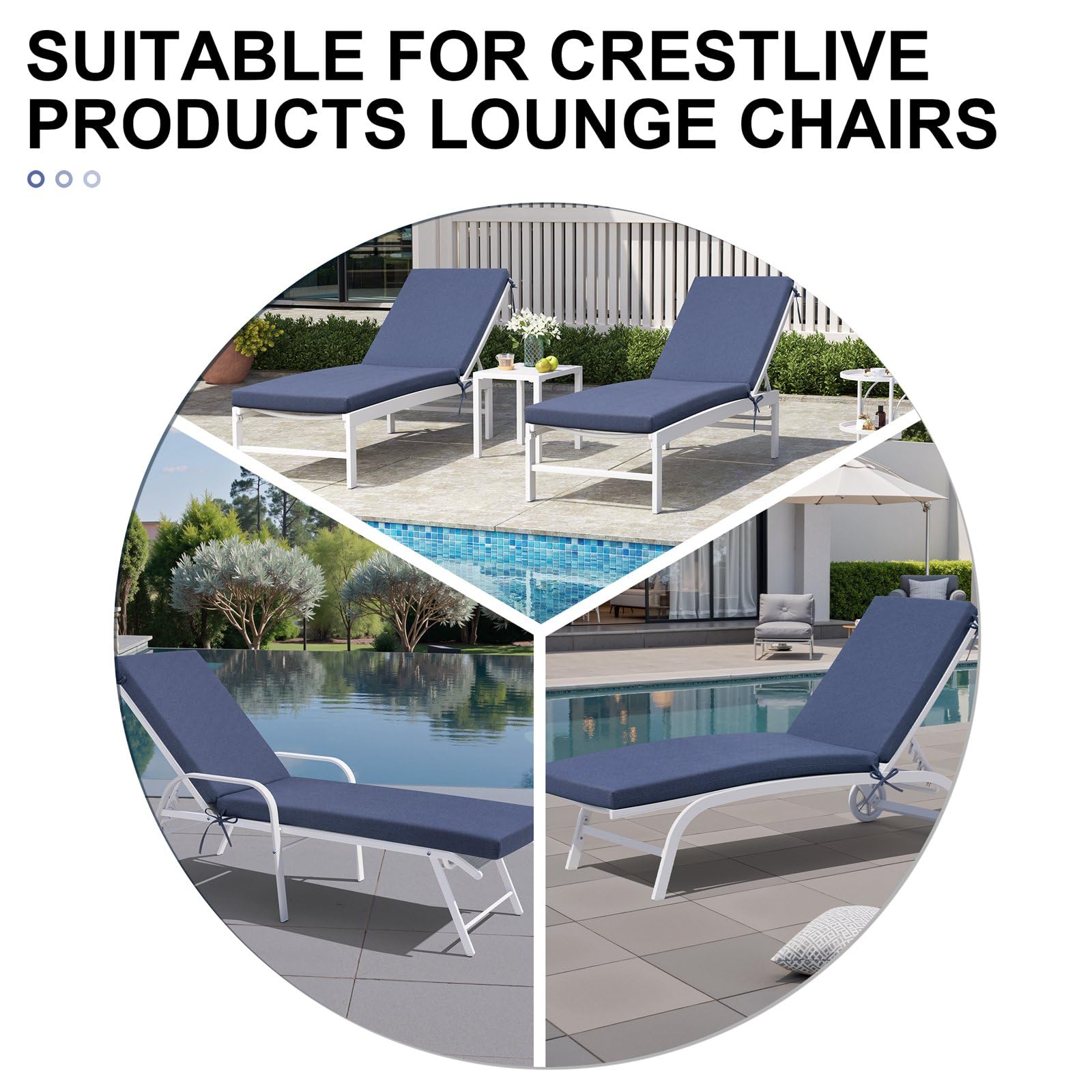 Crestlive cushions stored under cover in shed, protects from heavy rain and weather