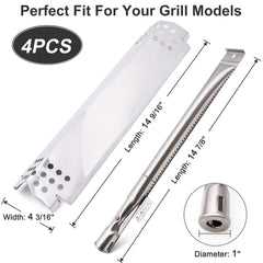 Criditpid stainless-steel heat shield close-up offering rust resistance