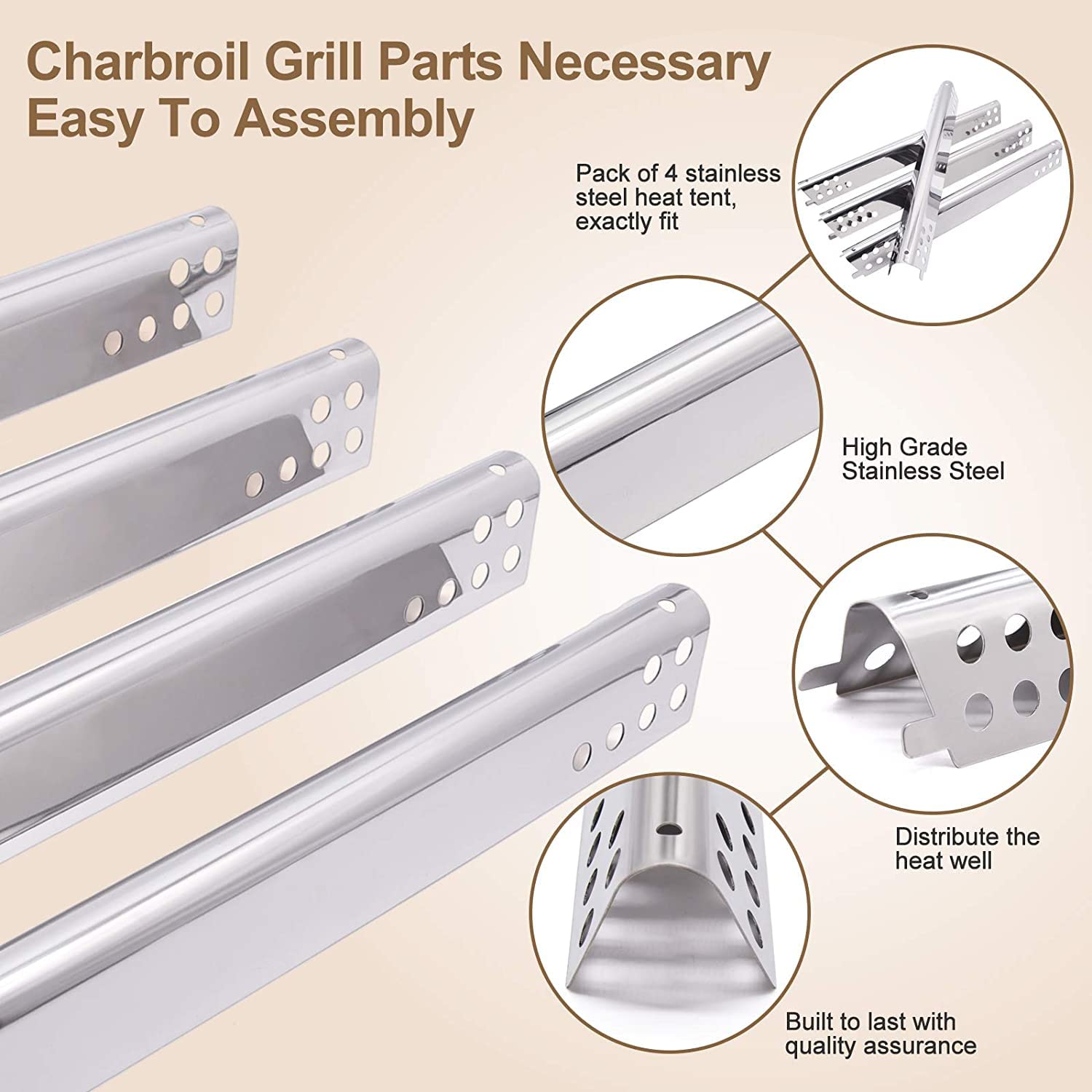 Criditpid kit installed in Char-Broil grill showing restored flame spread