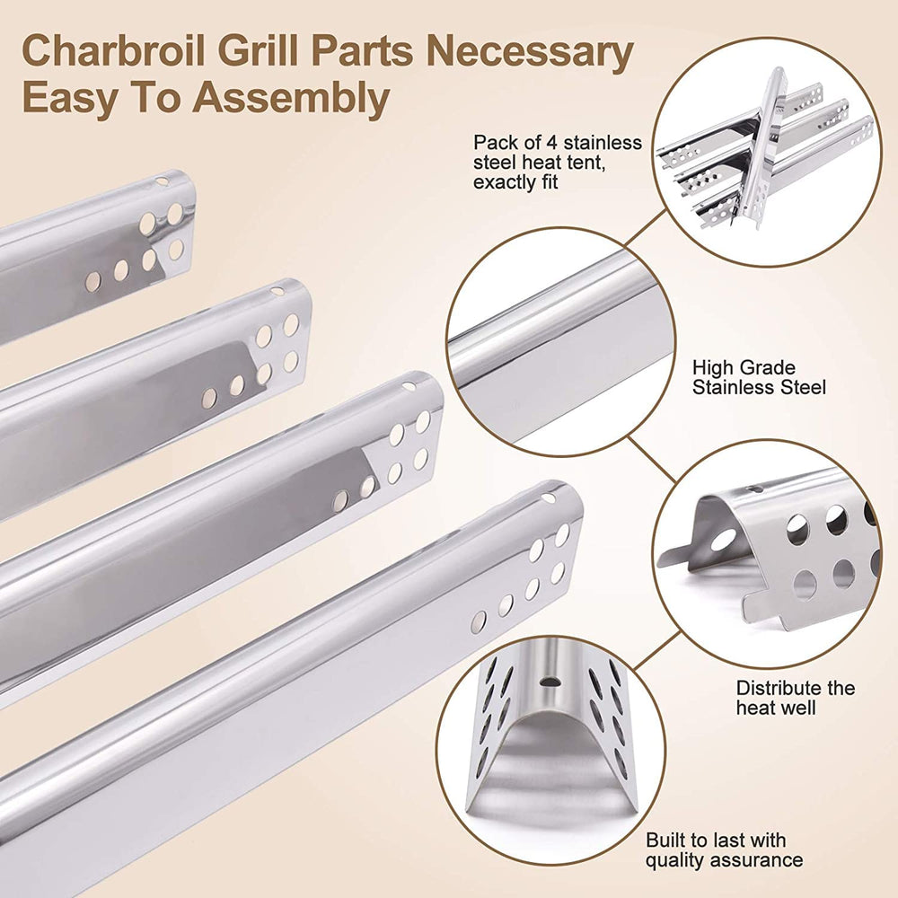 Criditpid kit installed in Char-Broil grill showing restored flame spread