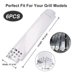 Criditpid heat shields installed on a Nexgrill burner demonstrating even heat distribution benefit
