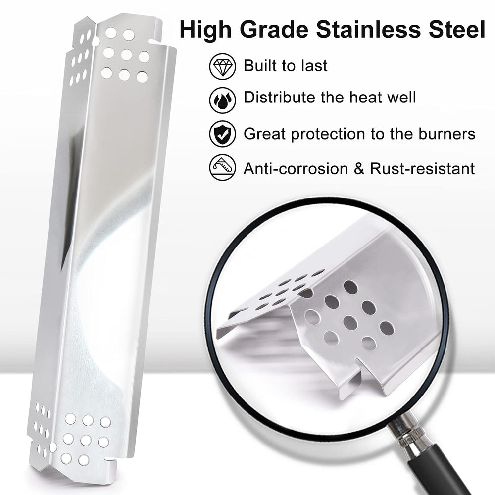Criditpid heat shield beside measuring tape to show correct dimensions and easy fit benefit
