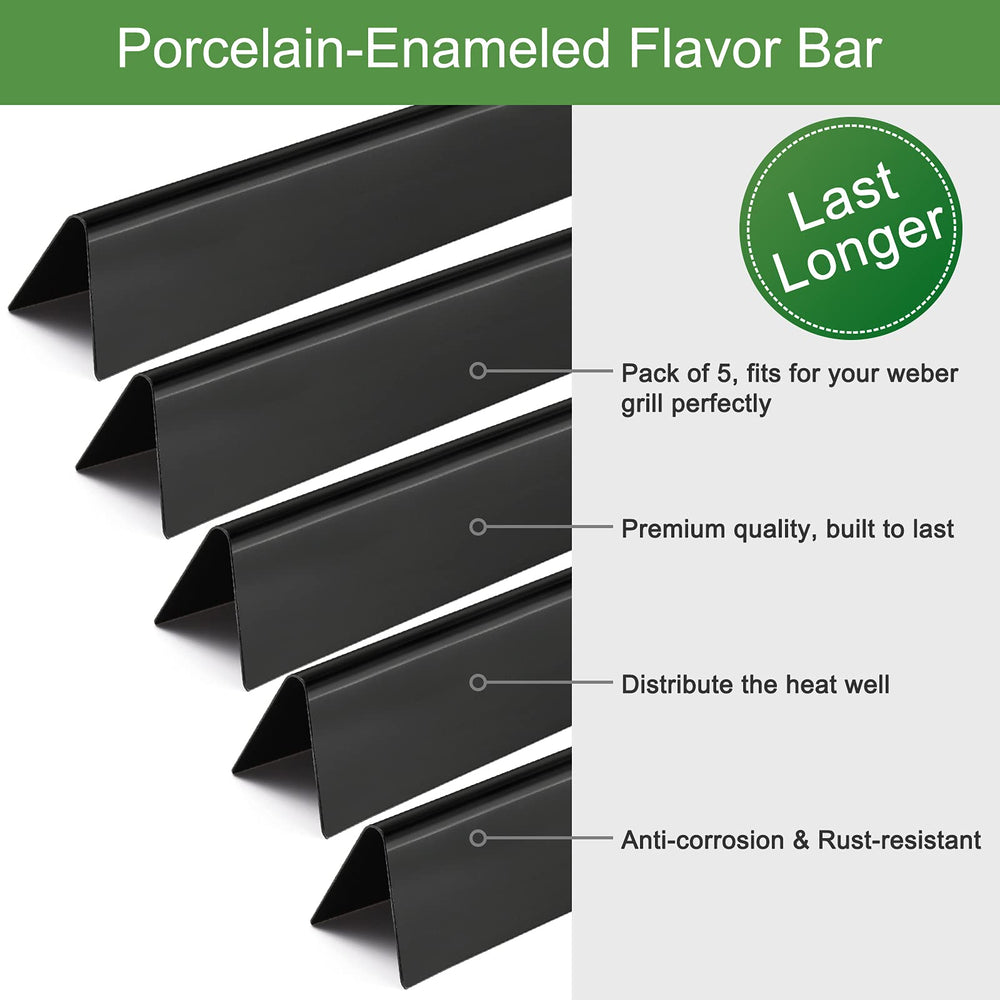 Five Criditpid bars stacked to show scale and full burner coverage