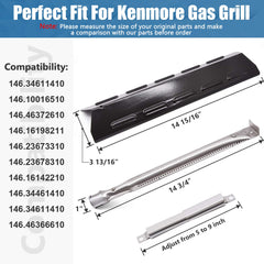 Criditpid stainless steel burner close-up highlighting corrosion resistance and durability