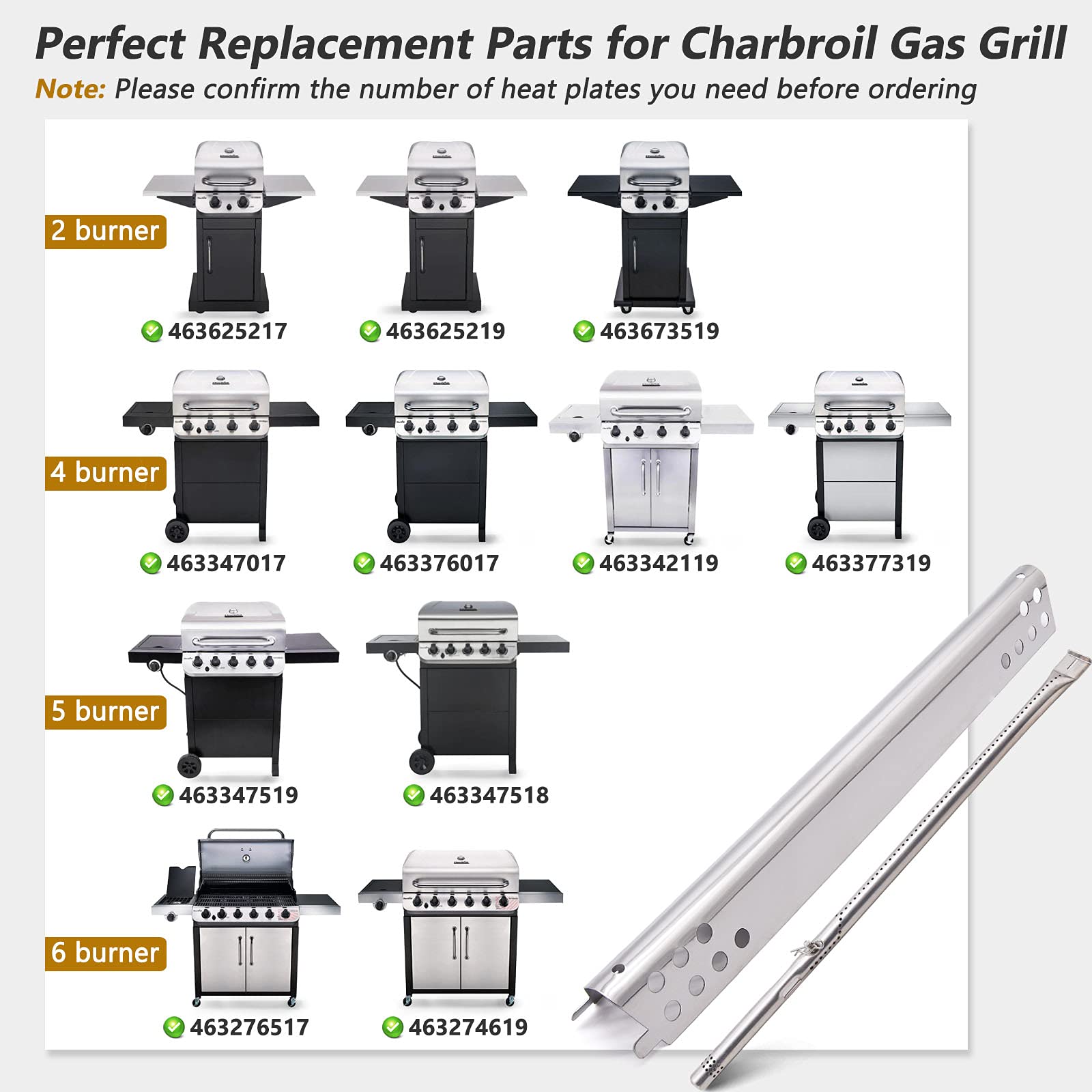 Criditpid stainless steel burner close-up showing ports and corrosion-resistant build