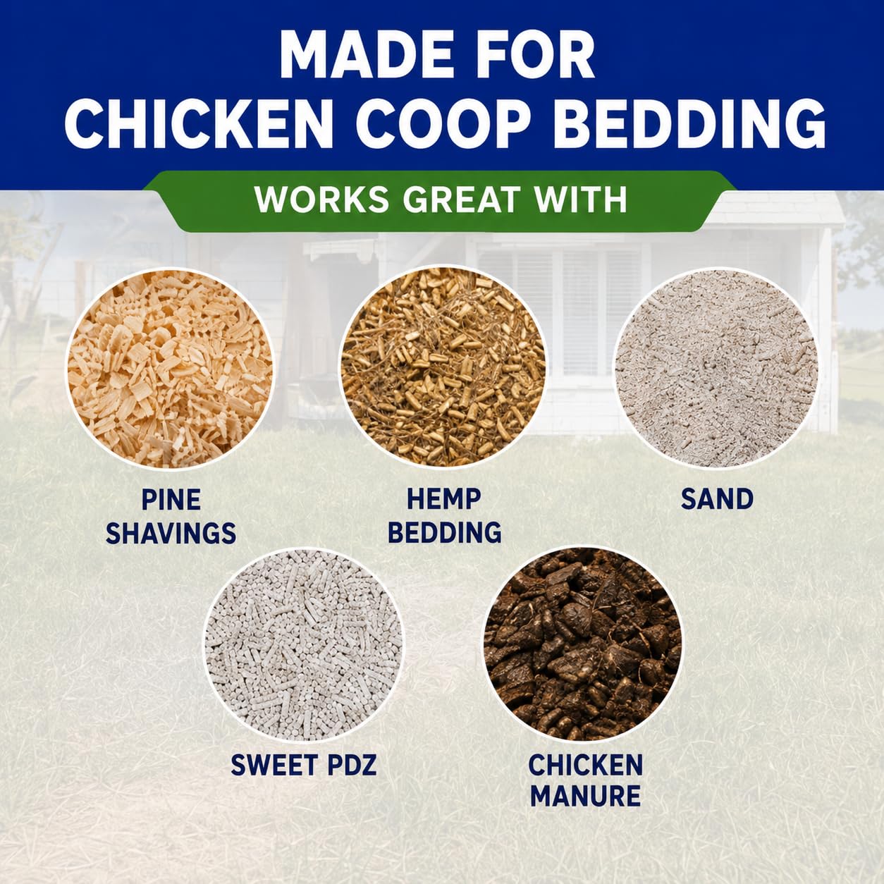 CRITTER FAVS scoop sifting sand and pine shavings to save bedding