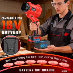 Crivnhar closeup of 180° rotatable nozzle for versatile airflow