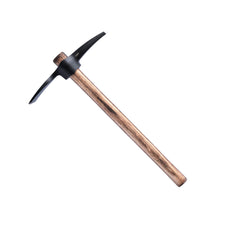 CRKT Chogan mattock front view showing blade and spike, durable field tool