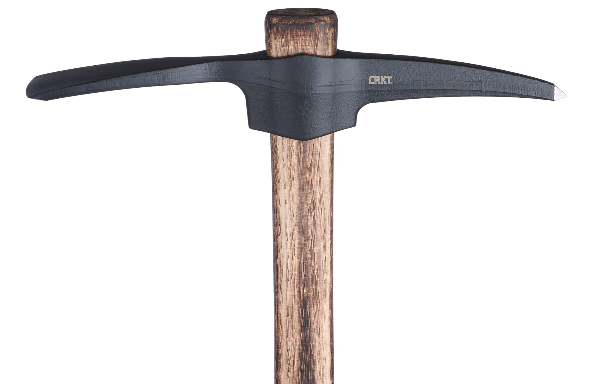 CRKT Tennessee hickory handle detail with fire-treated texture for grip durability