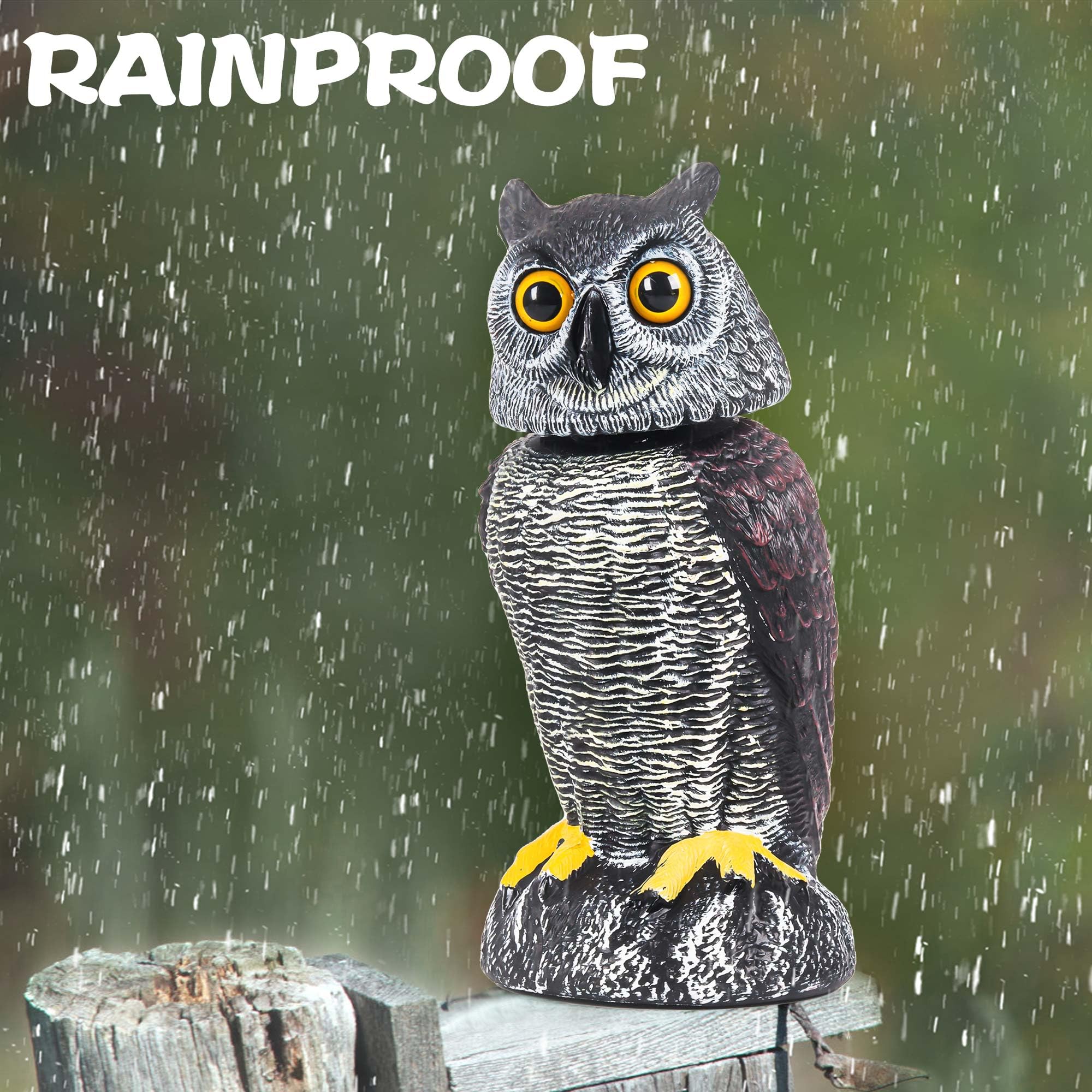 Crobirware owl size comparison with ruler showing compact protective dimensions