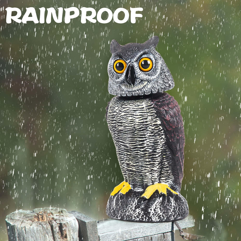 Crobirware owl size comparison with ruler showing compact protective dimensions