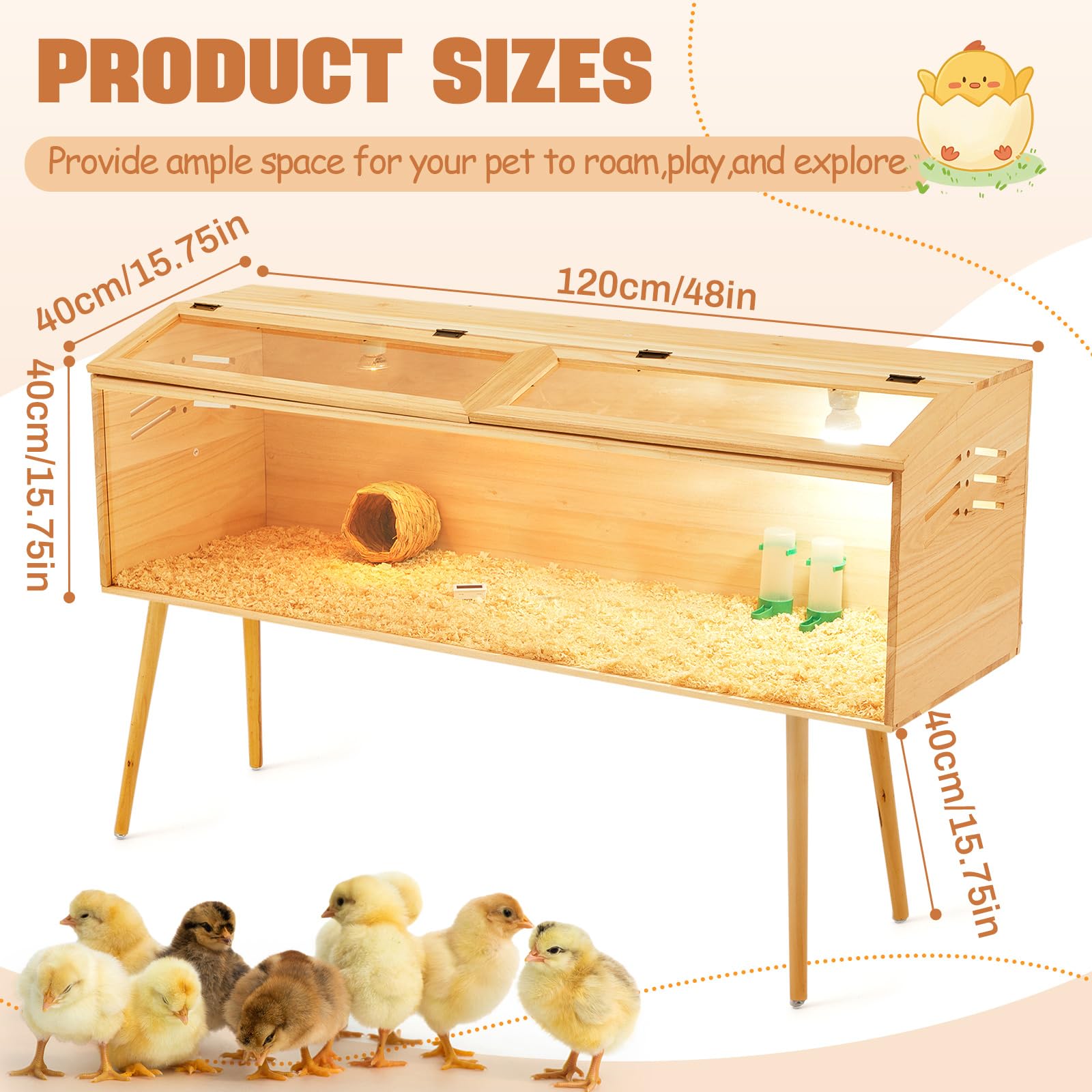 CroBlissful interior setup with feeders and nest for organized care