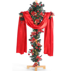 CroBlissful cross front view showing full decorated display and stability