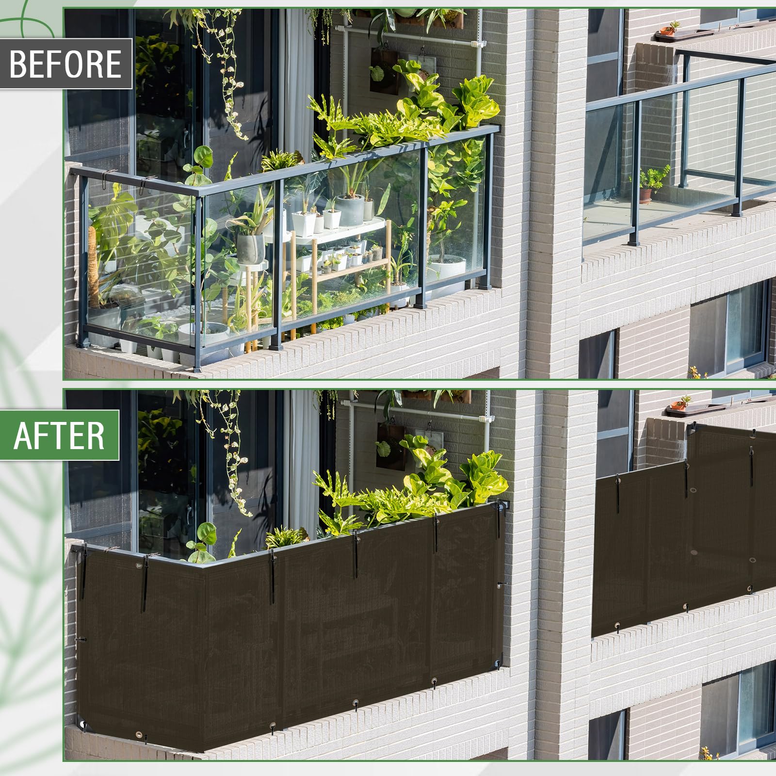 CroBlissful rolled panel next to ruler for size comparison and easy-install benefit