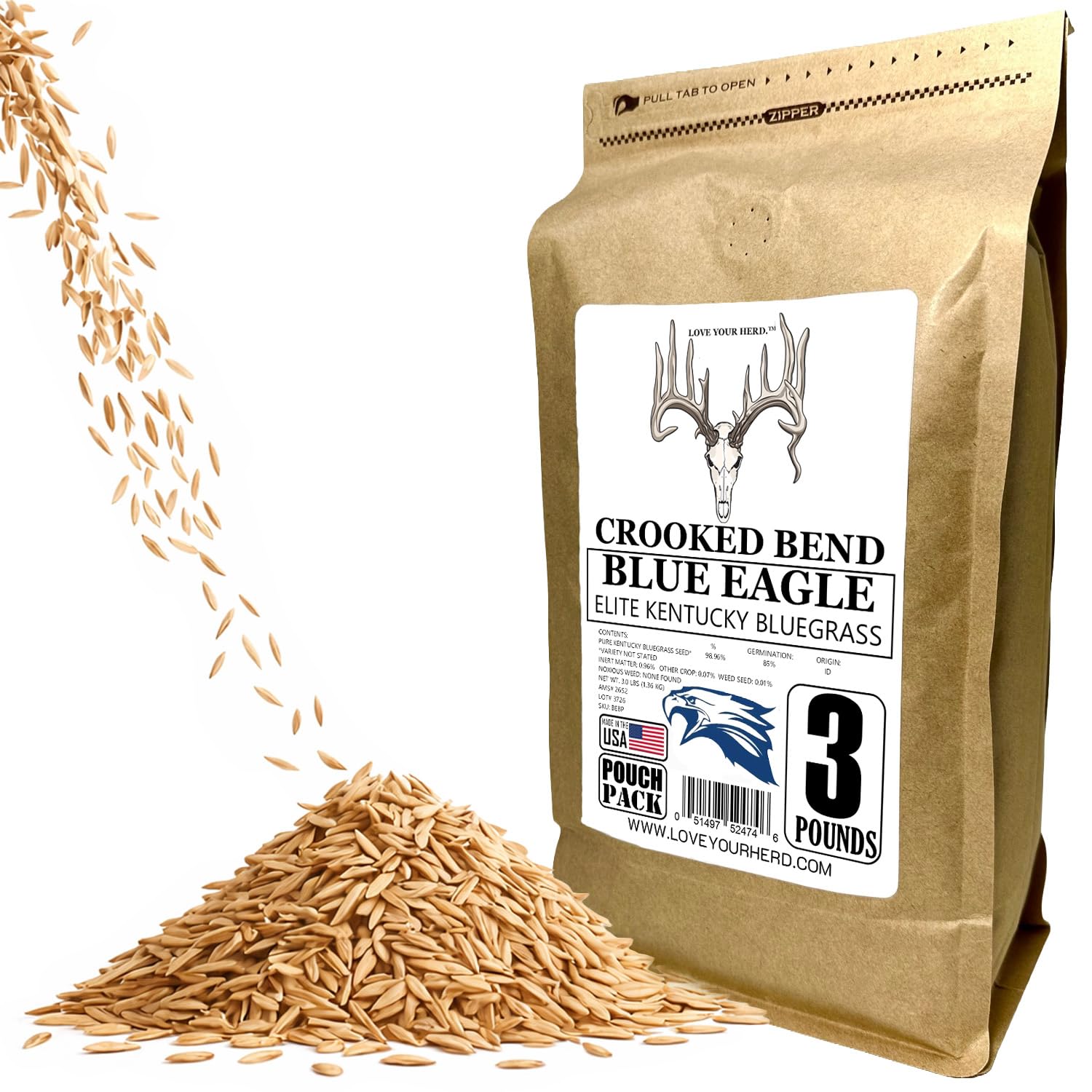 Crooked Bend front packaging showing product and coverage benefit
