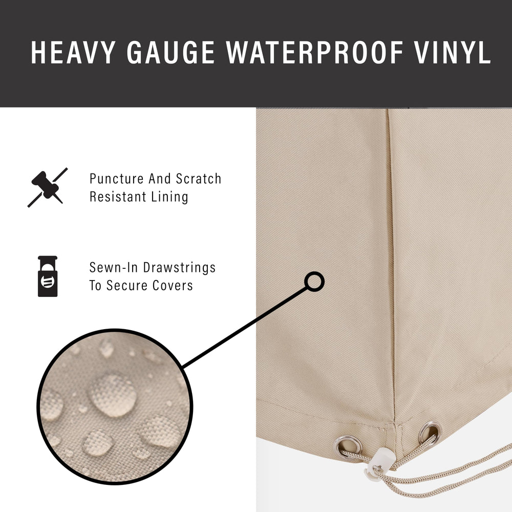 Crosley Furniture sewn label and material for durable quality assurance