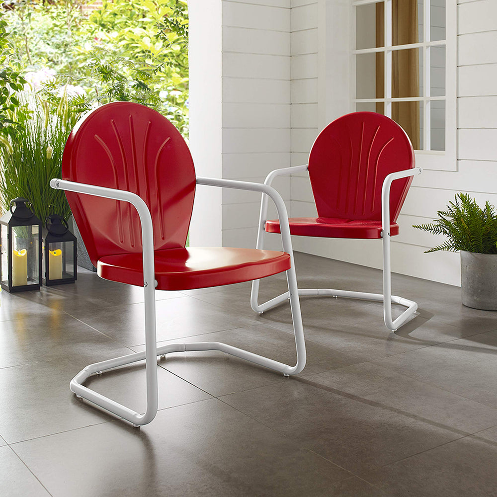 Crosley Griffith stacked for storage demonstrating easy space-saving convenience