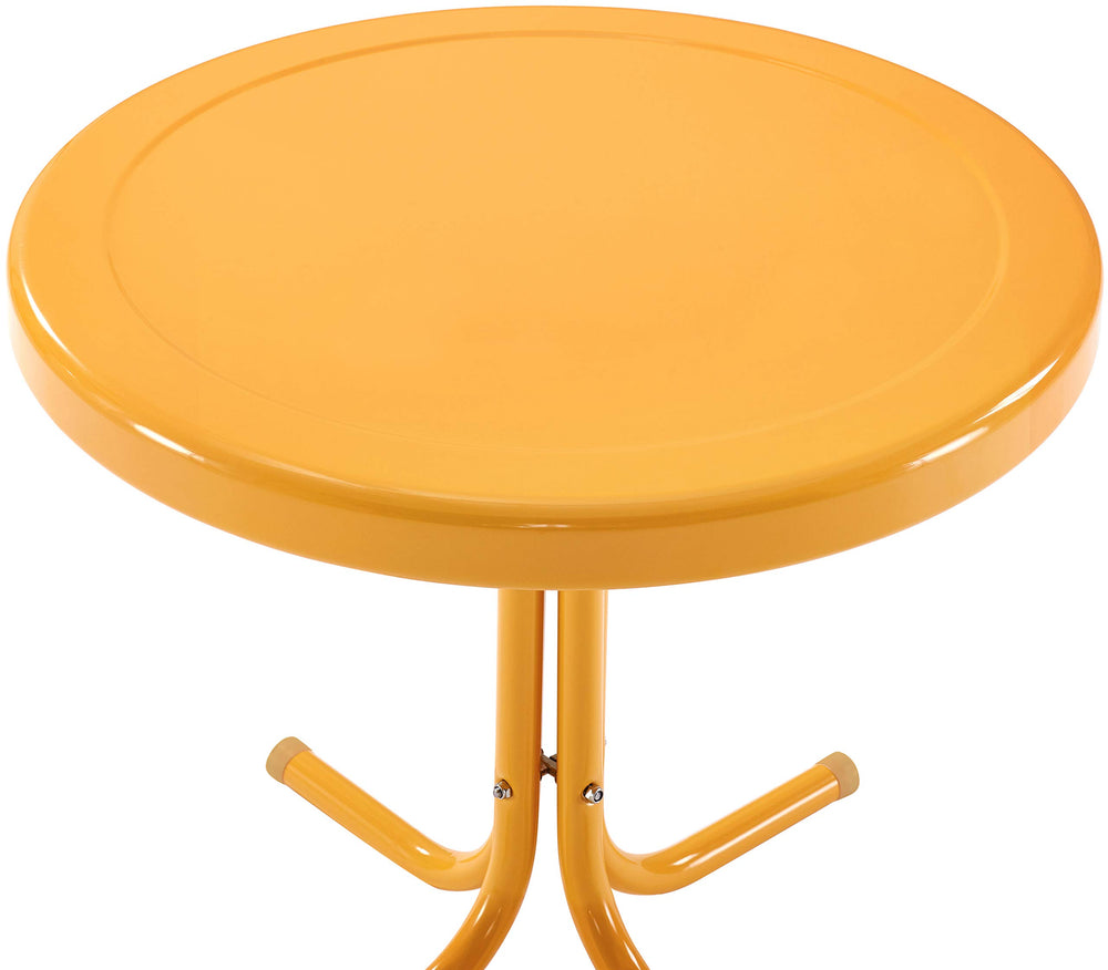 Crosley Griffith top surface closeup highlighting smooth powder-coat finish