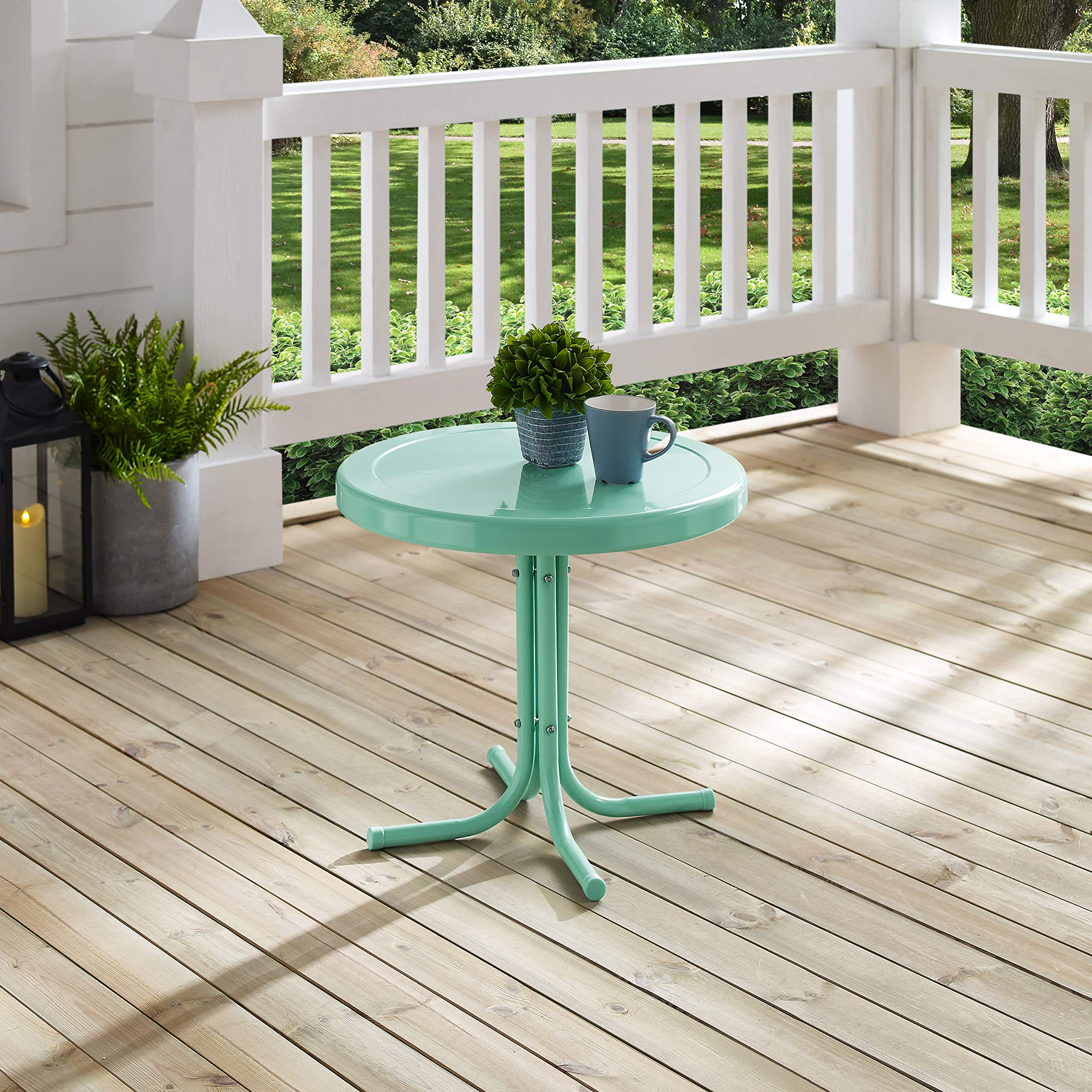 Crosley Griffith exposed to rain demonstrating rust-resistant protective finish