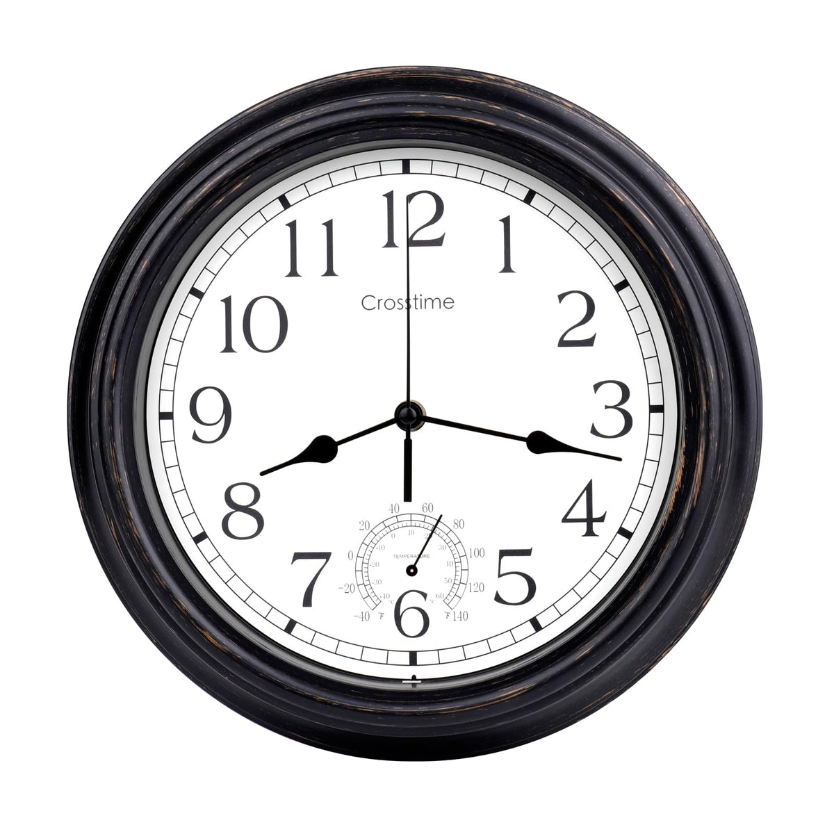 Crosstime bronze front view showing vintage style and easy readability