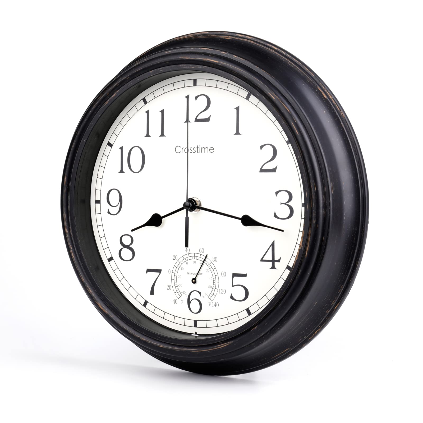 Crosstime close-up of sealed glass dial highlighting waterproof protection