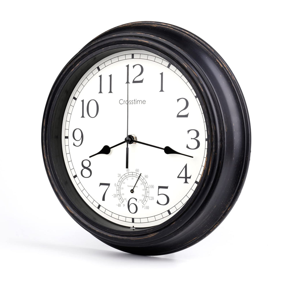 Crosstime close-up of sealed glass dial highlighting waterproof protection