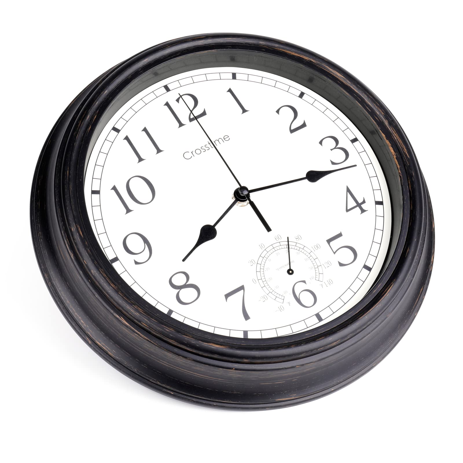 Crosstime label and hang point showing simple installation benefit