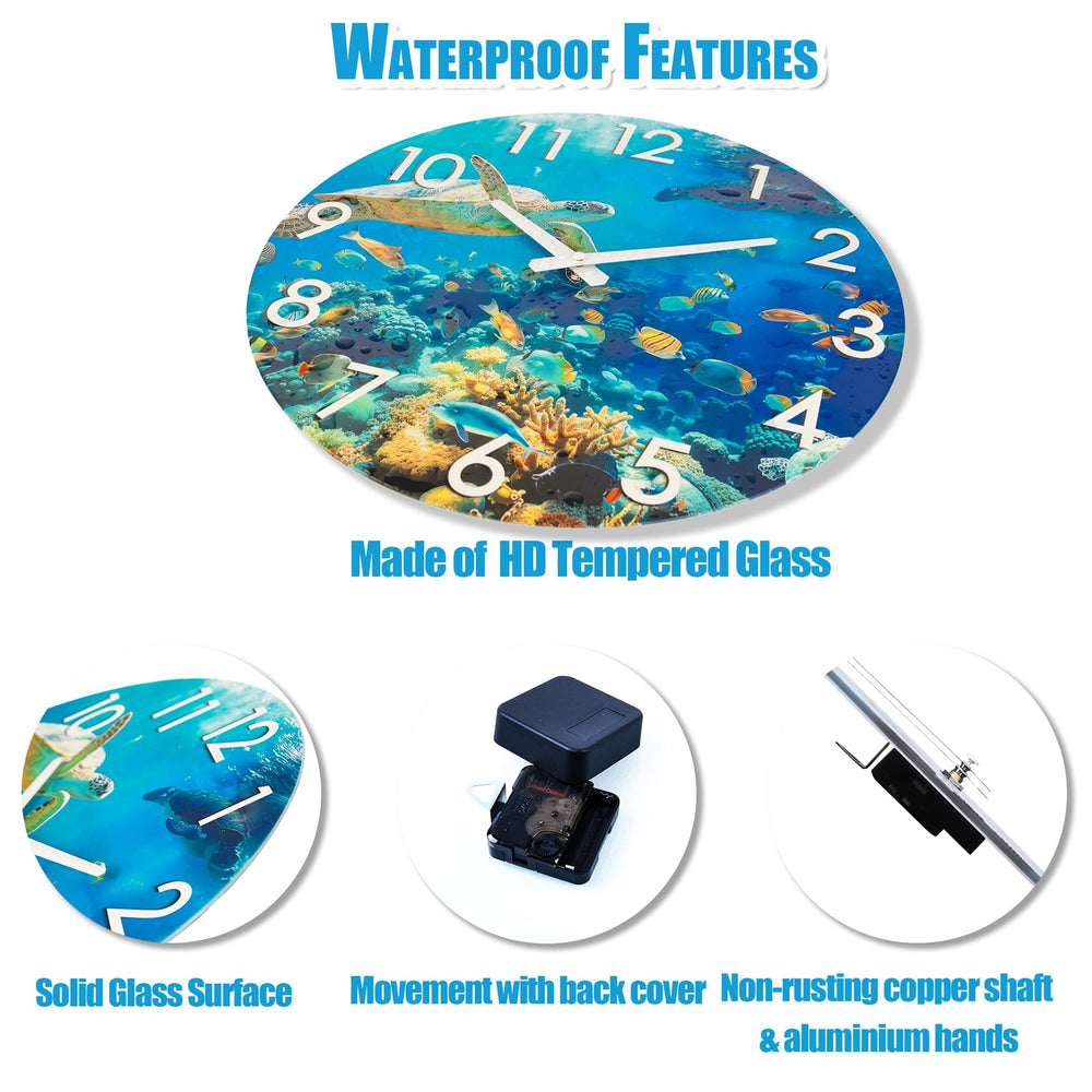 Crosstime tempered glass edge close-up showing durable finish