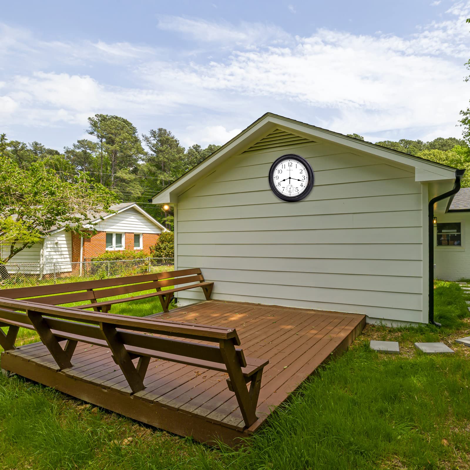 Crosstime size comparison with chair showing 16-inch visibility advantage
