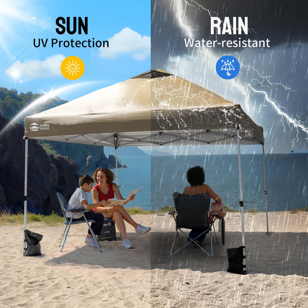 CROWN SHADES high peak detail that increases headroom and runoff