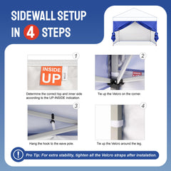 CROWN SHADES detail of sewn hooks and seams for secure attachment