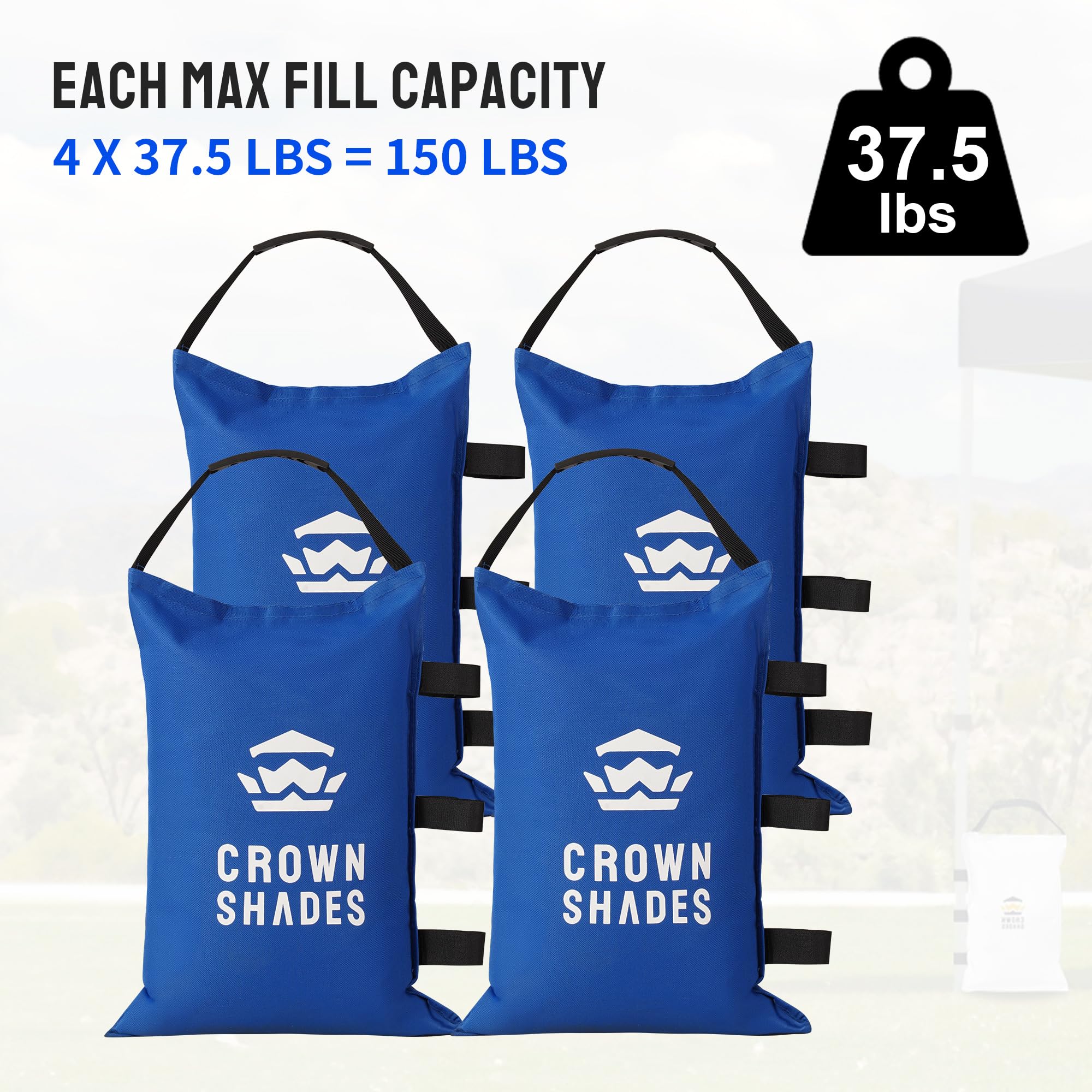 CROWN SHADES PE-coated Oxford fabric texture resisting water and sand