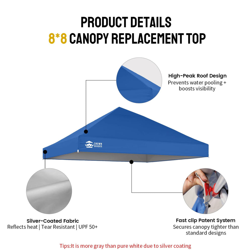 CROWN SHADES folded top packed showing portability and easy storage