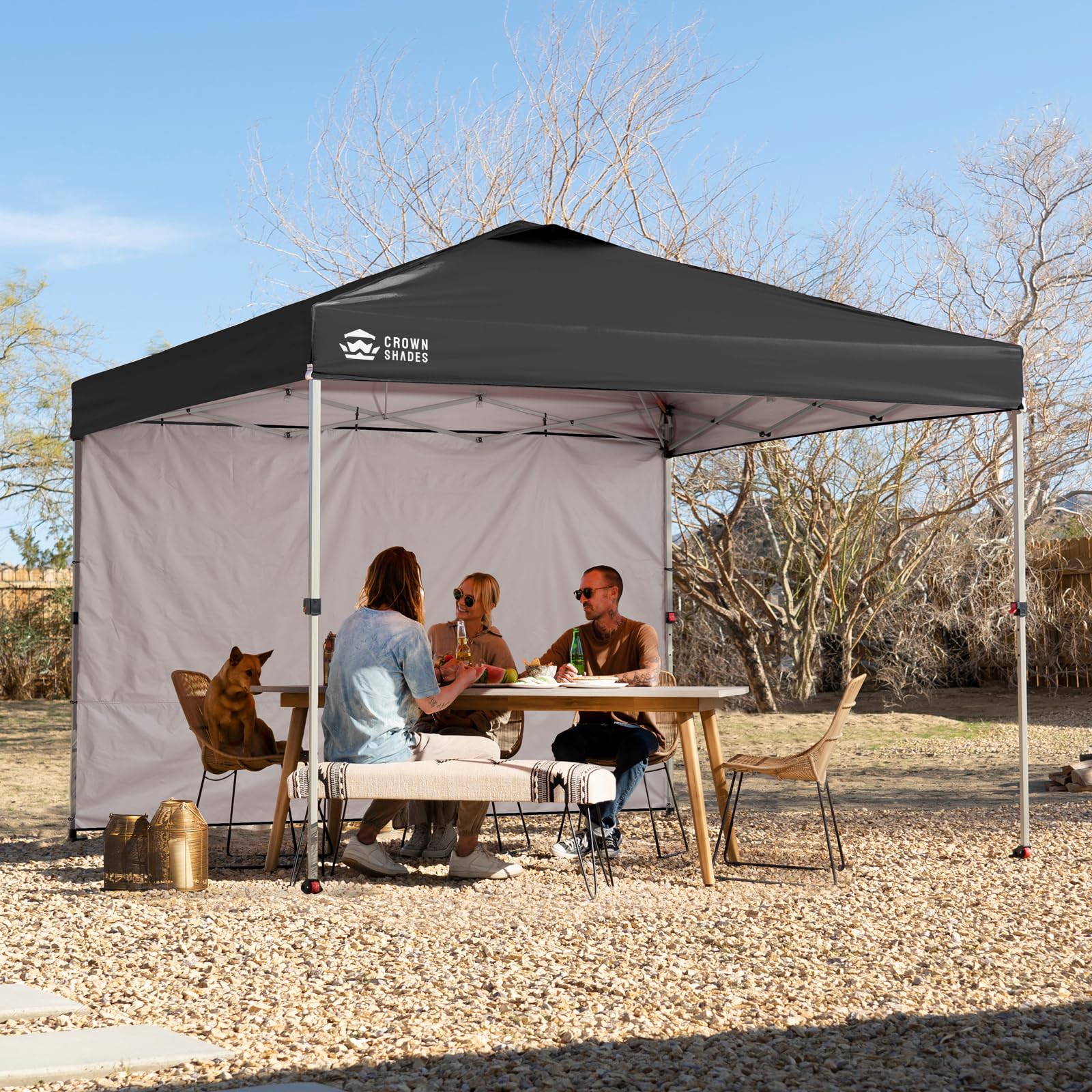 CROWN SHADES reinforced corner seam and stitching for long-lasting strength